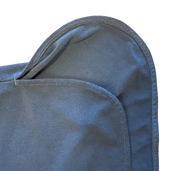 Ralph Lauren Women's Medium Tunic Blouse Black Stretchy 3/4 Sleeves Keyhole - Picture 5 of 11